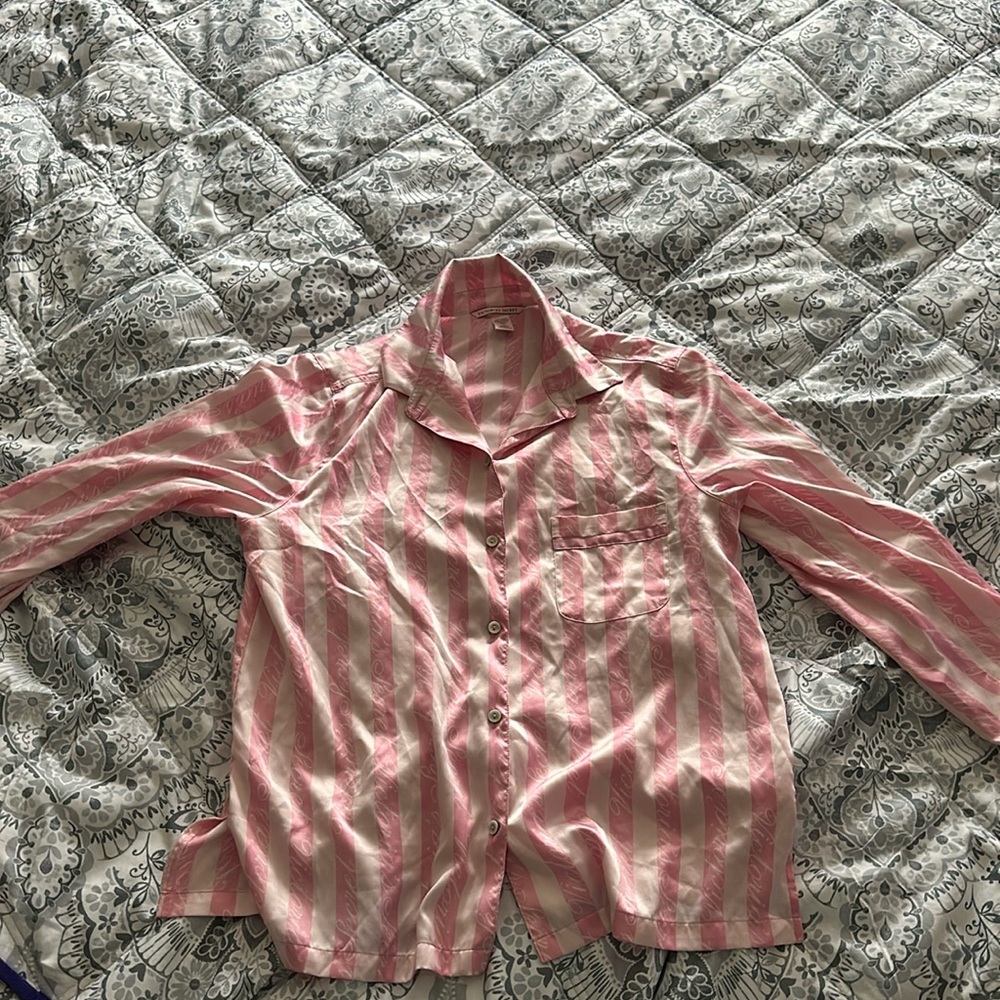 Victoria’s Secret silk pajama top